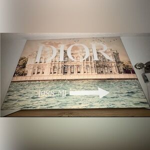Dior Venezia Italy Wall Art in Cream and Blue
